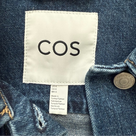 COS Cropped Denim Jacket 6 NWT - Picture 6 of 16